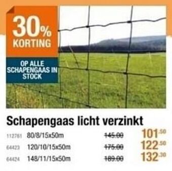 Cevo Schapengaas licht verzinkt aanbieding