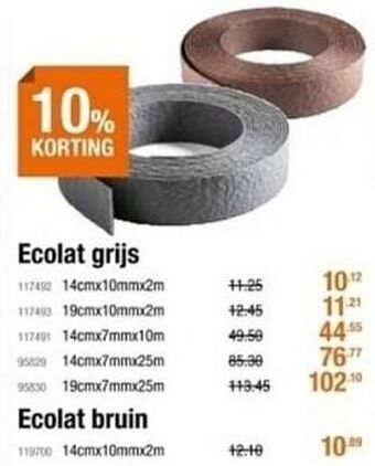 Cevo Ecolat grijs aanbieding