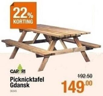 Picknicktafel gdansk
