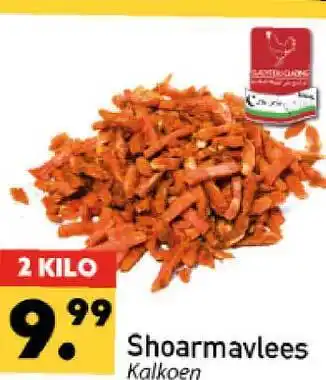 Tanger Markt Shoarmavlees Kalkoen aanbieding