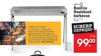 Sligro Bonfire Houtskool Barbecue aanbieding