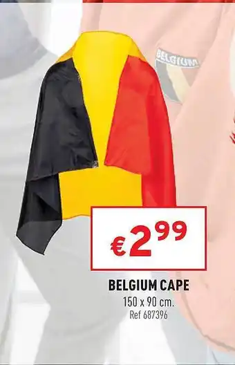 Trafic Belgium cape 150x90 Cm aanbieding