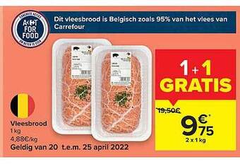 Carrefour Market Vleesbrood aanbieding