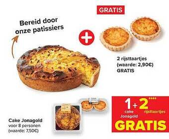 Carrefour Market Cake Jonagold aanbieding