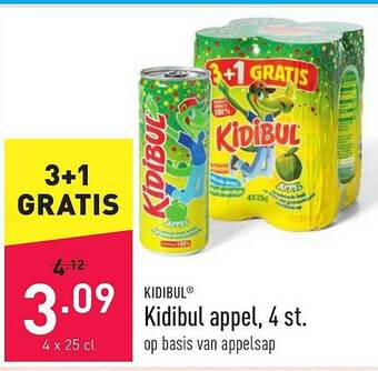 ALDI Kidibul Appel aanbieding