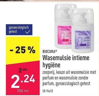 ALDI Wasemulsie Intieme Hygiёne aanbieding