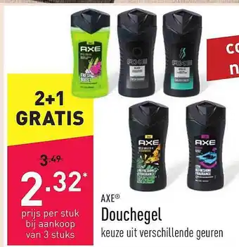 ALDI Axe Douchegel aanbieding