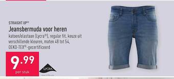 ALDI Jeansbermuda Voor Heren aanbieding