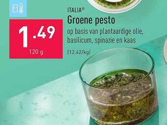ALDI Groene Pesto aanbieding