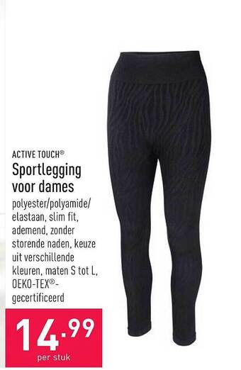 ALDI Sportlegging Voor Dames aanbieding
