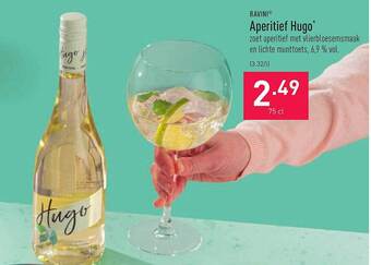 ALDI Ravini Aperitief Hugo aanbieding