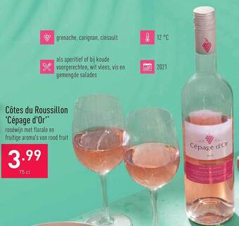 ALDI Côtes Du Roussillon Cépage D Or aanbieding