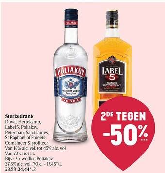 Delhaize Sterkedrank aanbieding