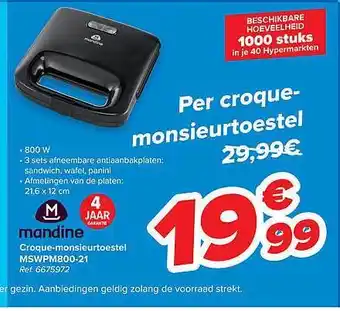 Croque Monsieurtoestel