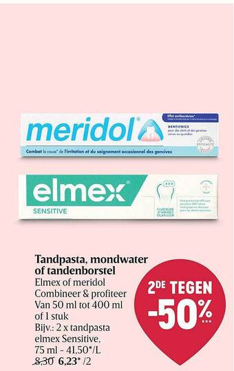 Delhaize Tandpasta, Mondwater Of Tandenborstel aanbieding