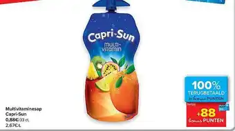 Carrefour Multivitaminesap Capri Sun aanbieding