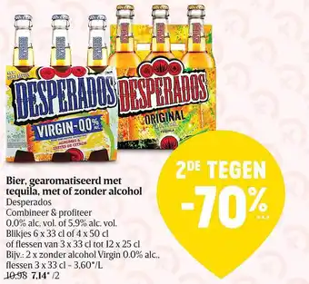 Bier, Gearomatiseerd Met Tequila, Met Of Zonder Alchohol Desperados