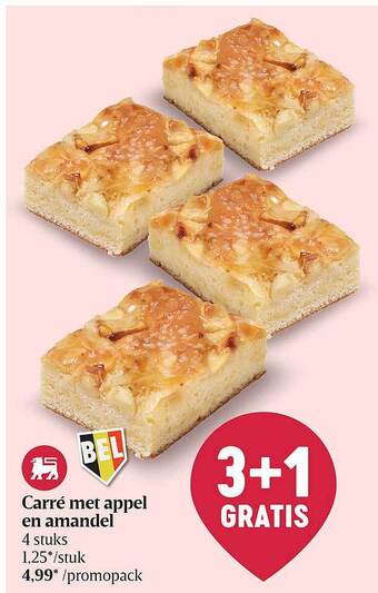 Carré Met Appel En Amandel