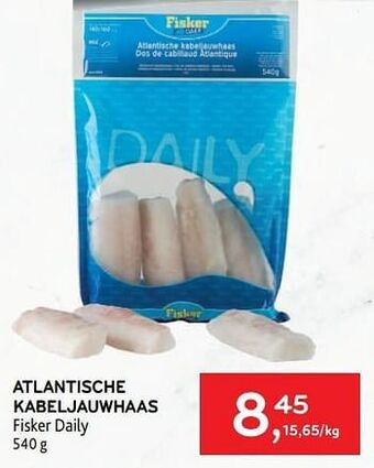 Alvo Atlantische kabeljauwhaas fisker daily aanbieding