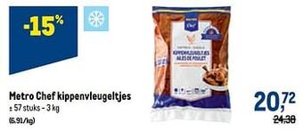 Makro Metro chef kippenvleugeltjes aanbieding