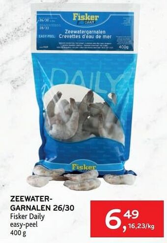 Alvo Zeewatergarnalen 26-30 fisker daily aanbieding