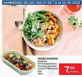 Veggie rigatoni jozephine