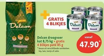 Maxi Zoo Delcon droogvoer kat aanbieding