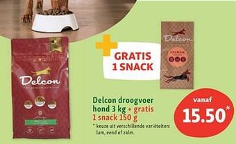 Maxi Zoo Delcon droogvoer hond aanbieding