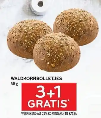 Alvo Waldkornbolletjes 3+1 gratis aanbieding