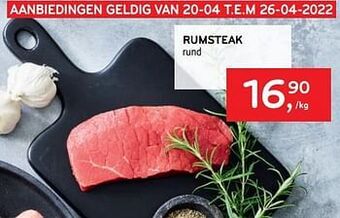 Alvo Rumsteak rund aanbieding