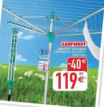 Cora Séchoir - droogrek linomatic 500 easy aanbieding