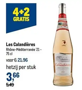 Makro Les calandières rhône-méditerranée aanbieding