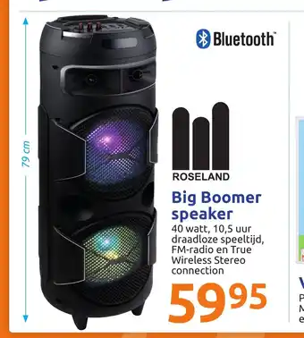 Action Big Boomer speaker 40 watt 79 cm aanbieding