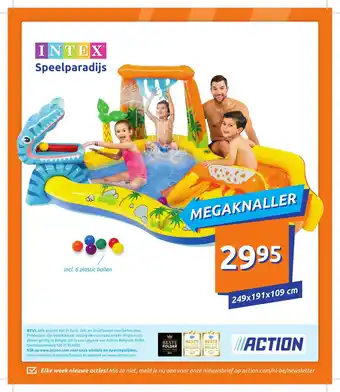 Action Intex Speelparadijs megaknaller aanbieding