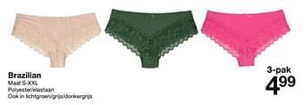 Zeeman Brazilian aanbieding