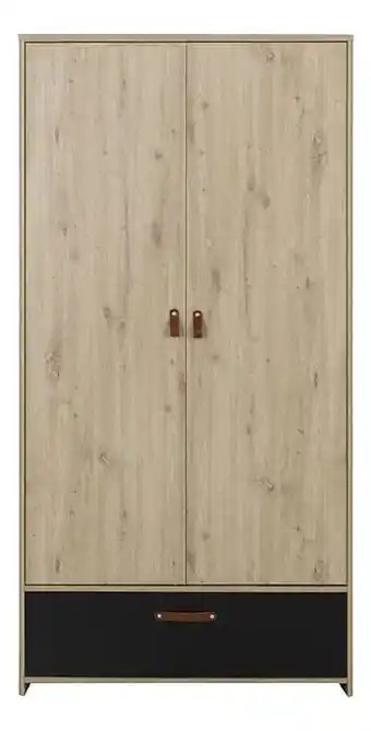Dreamland Kleerkast Arthus 2-deurs eikdecor aanbieding