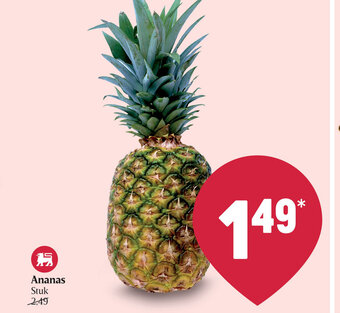 Delhaize Ananas aanbieding