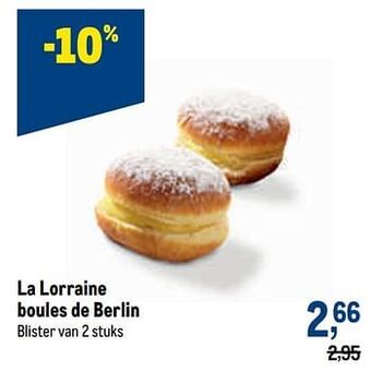Makro La lorraine boules de berlin aanbieding