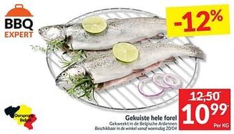 Intermarché Gekuiste hele forel aanbieding