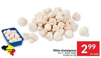 Intermarché Witte champignons aanbieding