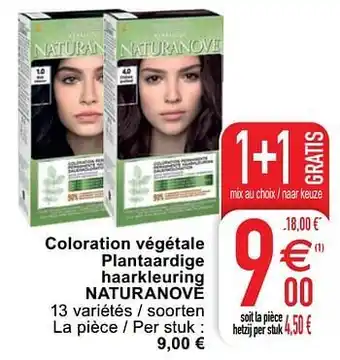 Cora Coloration végétale plantaardige haarkleuring naturanove aanbieding