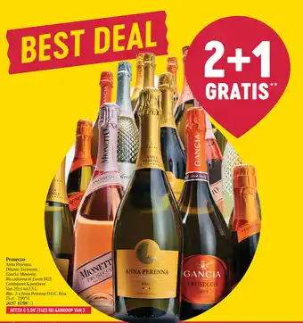 Delhaize Prosecco 75 cl aanbieding