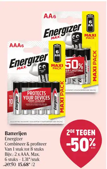 Energizer Batterijen 6 stuks