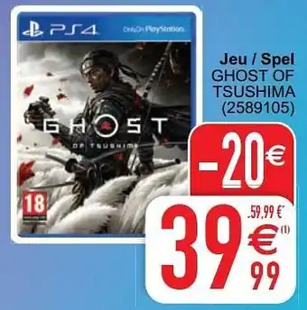 Cora Jeu - spel ghost of tsushima aanbieding