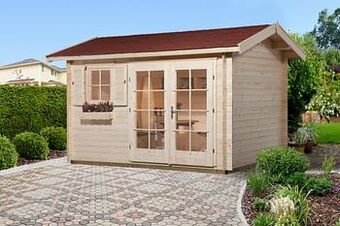 Brico Weka tuinhuis 163 GR3 250x380cm aanbieding