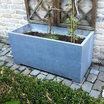 V.A.S.P pot ‘Rectangle Classic’ belgische blauwe hardsteen 100 x 45 x 45 cm