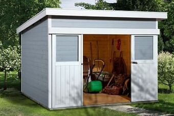 Brico Weka tuinhuis 225 GR1 grijs 209x295cm aanbieding