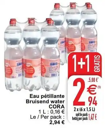 Cora Eau pétillante bruisend water cora aanbieding