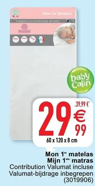 Cora Mon 1er matelas mijn 1ste matras aanbieding