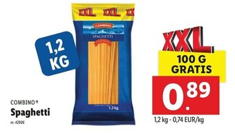Lidl Combino Spaghetti aanbieding